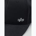Șapcă Alpha Industries Metal Label rep black/metalsilver 5