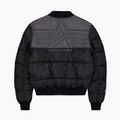 Geacă izolată pentru bărbați Alpha Industries MA-1 Logo Puffer Bomber black 8