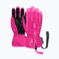 Mănuși de schi pentru copii Reusch Ben fuchsia purple/knockout pink 2