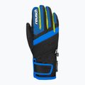 Mănuși de schi pentru copii Reusch Duke R-Tex XT black/brilliant blue/safety yellow 2