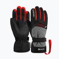 Mănuși de schi pentru copii Reusch Flash Gore-Tex black/black melange/fire red