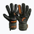 Reusch Attrakt Freegel Silver Finger Support Mănuși de portar Junior negru-verde 5372030-5555 4