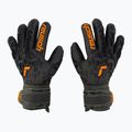 Reusch Attrakt Freegel Silver Finger Support Mănuși de portar Junior negru-verde 5372030-5555
