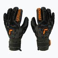 Mănuși de portar Reusch Attrakt Freegel Silver Junior negru-verde 5372035-5555