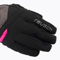 Mănușă de schi pentru femei Reusch Helena R-Tex Xt negru/negru melange/roz glo 4