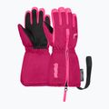 Mănuși de schi pentru copii Reusch Tom fuchs purp/knockout pink
