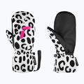 Mănuși de schi pentru copii Reusch Carter R-Tex XT Junior Mitten white/grey leopard
