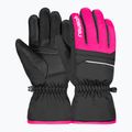 Mănuși de schi pentru copii Reusch Alan Junior black/pink glo 2