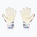 Mănuși de portar pentru copii  Reusch Attrakt RE:GRIP NC Junior blue/pink/white 3