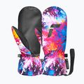 Mănuși de schi pentru copii Reusch Carter R-Tex XT Junior mănuși tip mufă black/multicolor snowflake 2