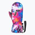 Mănuși de schi pentru copii Reusch Carter R-Tex XT Junior mănuși tip mufă black/multicolor snowflake 3
