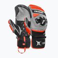 Mănuși de schi Reusch Worldcup Warrior GS Mitten black/silver/fluo red