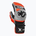 Mănuși de schi Reusch Worldcup Warrior GS Mitten black/silver/fluo red 2