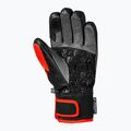 Mănuși de schi pentru copii Reusch Worldcup Warrior GS black/silver/fluo red 3