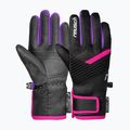 Mănuși de schi pentru copii Reusch Dan R-Tex XT Junior black/pink glo 2