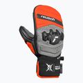Mănuși de schi pentru copii Reusch Worldcup Warrior GS Mitten black/silver/fluo red 2