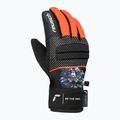 Mănuși de schi pentru copii Reusch Warrior R-Tex XT Junior black/silver/fluorescent red 3