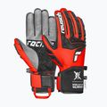 Mănuși de schi pentru bărbați Reusch Ultra black/fluo red 2