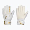 Mănuși de portar pentru copii Reusch Attrakt AB1 Solid Junior white/gold