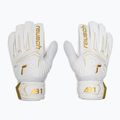 Mănuși de portar pentru copii Reusch Attrakt AB1 Solid Junior white/gold 2