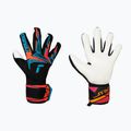 Mănuși de portar Reusch Attrakt Freegel Advance black/aqua blue/shocking orange