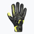 Mănuși de portar pentru copii Reusch Attrakt Starter Solid Finger Support Junior black/safety yellow 2