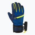 Mănuși de schi pentru copii Reusch Leo R-Tex XT black/imperial blue/safety yellow 2