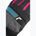 Mănuși de schi pentru copii Reusch Rocket GORE-TEX black/black melange/pink glo 5
