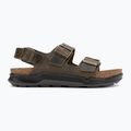 Sandale pentru bărbați BIRKENSTOCK Milano Crosstown Oiled Leather Regular faded khaki 2