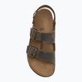 Sandale pentru bărbați BIRKENSTOCK Milano Crosstown Oiled Leather Regular faded khaki 5