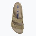 Papuci BIRKENSTOCK Arizona Suede Regular faded khaki 6