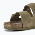 Papuci BIRKENSTOCK Arizona Suede Regular faded khaki 8