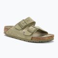 Papuci BIRKENSTOCK Arizona Suede Narrow faded khaki