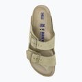 Papuci BIRKENSTOCK Arizona Suede Narrow faded khaki 6