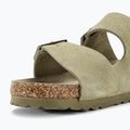 Papuci BIRKENSTOCK Arizona Suede Narrow faded khaki 8