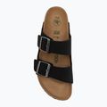 Șlapi BIRKENSTOCK Arizona Vegan Birkibuc Narrow black 5