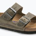 Papuci BIRKENSTOCK Arizona SFB LEOI Regular faded khaki 8