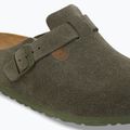 Șlapi BIRKENSTOCK Boston Suede Leather thyme 6