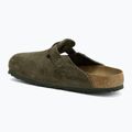 Șlapi BIRKENSTOCK Boston Suede Leather thyme 3
