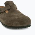 Șlapi BIRKENSTOCK Boston Suede Leather thyme 7