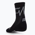Șosete compresive de alergat pentru femei CEP Heartbeat negre WP2CKC2 2