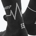 Șosete compresive de alergat pentru femei CEP Heartbeat negre WP2CKC2 6