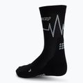 Șosete compresive de alergat pentru bărbați CEP Heartbeat negre WP3CKC2 2