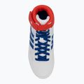 Încălțăminte de wrestling pentru copii adidas Havoc white blue red 5