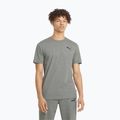 Tricou pentru bărbați PUMA Ess Small Logo Tee medium gray heather/medium gray heather/cat