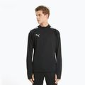 PUMA Teamliga 1/4 Zip Top fotbal pulover negru 657236_03 9