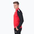 PUMA Teamliga 1/4 Zip Top fotbal bluză de trening roșu/negru 657236_01 3