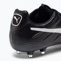 PUMA King Platinum 21 FG/AG ghete de fotbal pentru bărbați negru și alb 106478 01 8
