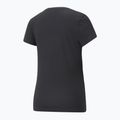 Tricou pentru femei PUMA ESS+ Metallic Logo Tee puma black/silver metallic 2