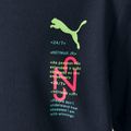Puma Neymar Jr 24/7 Graphic tricou de fotbal pentru copii albastru marin 605775 3